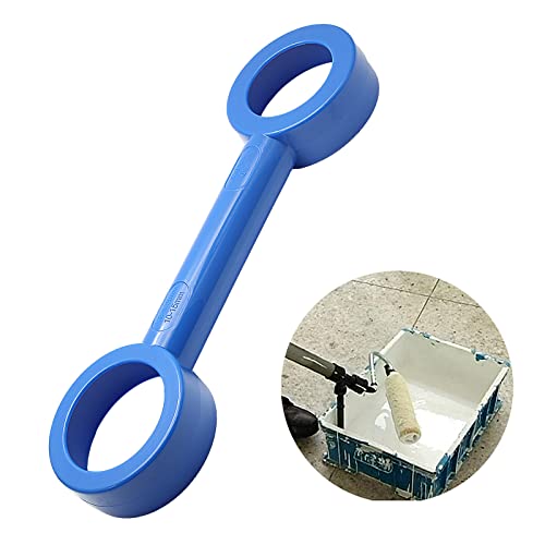 Paint Roller Cleaner, Paint Removal Scraping Paint Roller Cleaning Tool, Fits Most Paint Rollers, Blue, 2 Pcs