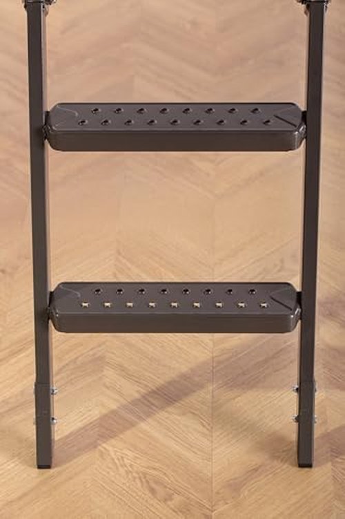 LME 7 ft. 10 in. to 10 ft. 2 in. Insulated Steel Attic Ladder, 22.5 in. x 54 in. with 400 lbs. Maximum Load Capacity
