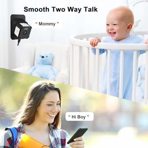 2K Window Cameras for Home Security, 2.4GHz & 5GHz WiFi Baby/Pet Camera with Phone APP, BlackLight Color Night Vision Indoor/ Outdoor View Camera with AI Motion Detectio, 2-Way Audio, Window Mount