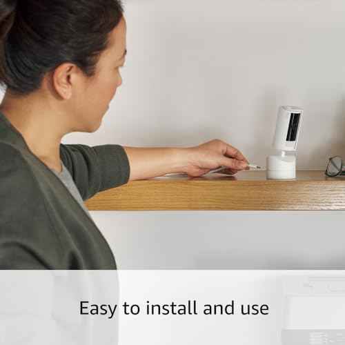 Ring Pan-Tilt Indoor Cam | See all around your home or business with 360¡Æ pan coverage, HD video, plus Two-Way Talk (2024 release) | White