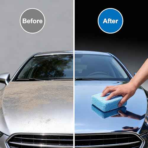 8 Pack Microfiber Applicator Pads, 5 x 3 Inches Thickened Car Wash Sponge, Premium Cleaning Sponges Foam Wax Applicator Pads for Car Detailing, Waxing, Polishing