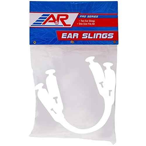 A&R Sports Hockey Pro Series, Set of 2 Helmet Replacement Ear Slings, One Size