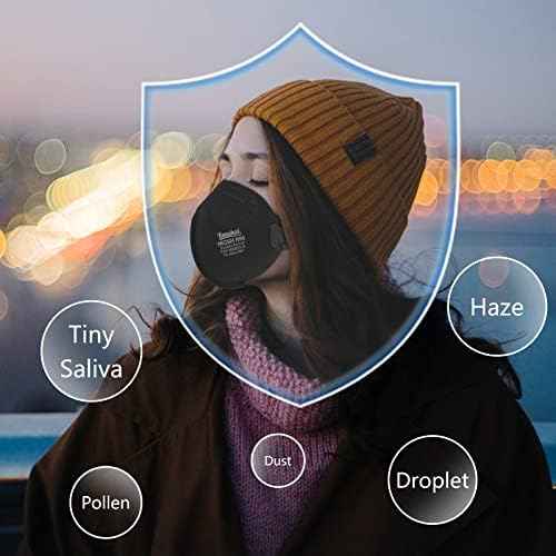 NIOSH Approved N95 Mask Particulate Respirators, N95 Face Masks 10 Pack, Individually Wrapped, Universal Fit£¬Black