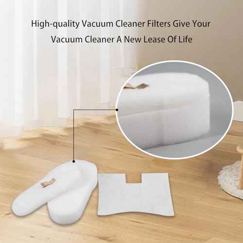Generic Replacement Filter Compatible with Shark HZ2000 HZ2002 HZ250 HZ251 HH200 HH202 HZ602 HZ702 UV580 HH200 HH202 HZ251 HS152AMZ HZ2003C Vacuum, Part # XFFKHZ2000, XPMFHZ2000, White