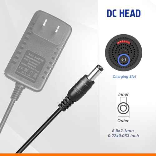 Massage Gun Charger 24V, Charger for Massage Gun Input: 100-240V ~ 50/60Hz 0.8A Output: DC 25.2V-1.0A