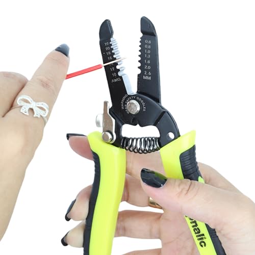 Wire Stripper Tool 10-22 AWG, Micro Wire Strippers, Insulated Wire Pliers, Multifunctional Wire Stripping Tool, Wire Stripers