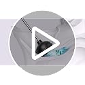 HAMITOR Silver Toilet Plunger and Brush Set 2-in-1 Stainless Steel Bathroom Cleaner