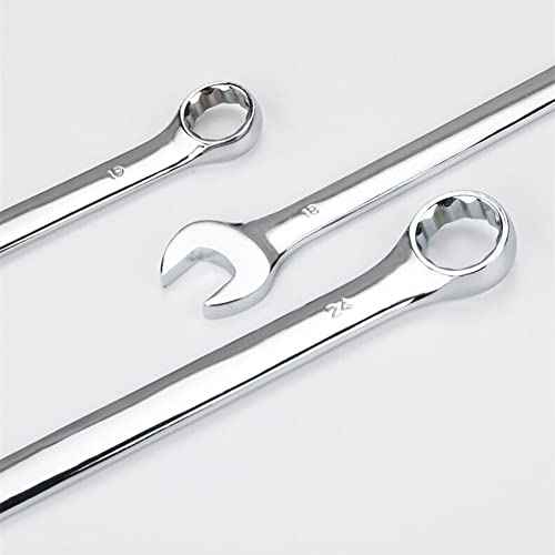 FLZOSPER 24mm Metric Wrench,12-Point Box End Head Combination Wrench Spanner
