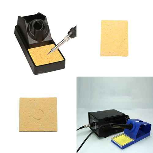 20Pcs Soldering Sponge 50x35mm Square, Replacement Solder Welding Iron Cleaning Pads Sponge (Thickened)