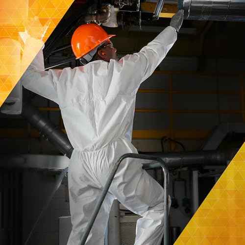 KLEENGUARD A20 Elastic Wrist and Ankle Coverall, Large, REFLEX Design, Zip Front