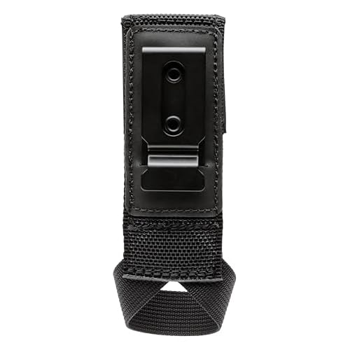 Diamondback Gun Loop Drill Holster - Durable SuperFabric Drill Holder for Tool Belt - Professional-Grade Tool Belt Drill Holster for Nail Guns, Driver, Chalk Line and Tools - Black, 7" x 2"