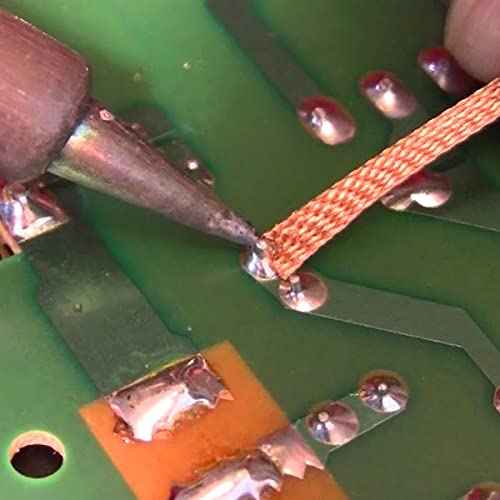 Desoldering Solder Wick Braid Wire Electrical Braided Desoldering Wicks Soldering Tin Remover Wire Solder Remover Tool 7 Pcs, for PCB Circuit Board Soldering, 1.5 Meter Length