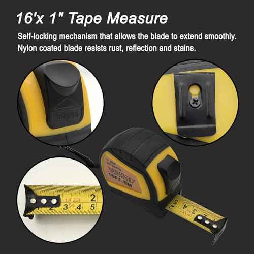 Welding Accessories,22pc,Chipping Hammer, Welding Soapstone Holder,16'x 1"Tape measures,50LB Welding Magnet,Triple Flint Torch Striker,3"Torch Cleaner,Wire Brush 11"