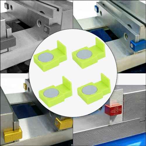 Magnetic Parallels Keeper Holder Retainer Clips Kurt Vise Jaw Machinist Tools - 4set