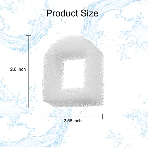 16 Pack Pet Fountain Replacement Filters with Carbon & Foam Pre-Filters