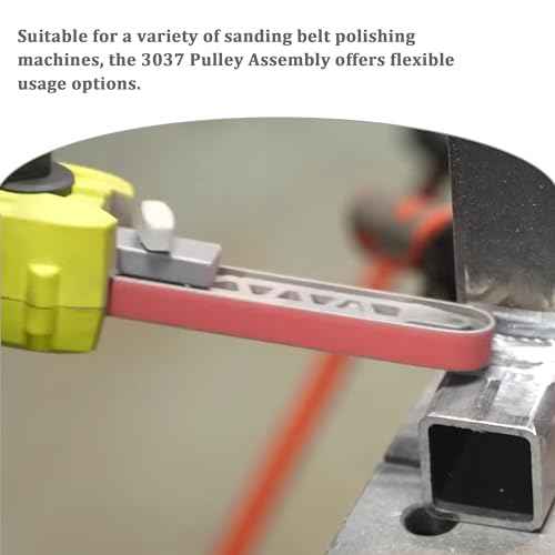 3037pas Pneumatic Belt Sander Bearing Fits For Astro Pneumatic Tool 3037 Pulley Assembly- Steel