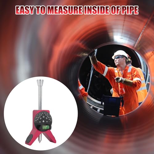 Magnetic Pipe Center Finder Tool, Y-Shape Pipefitter Gauge with