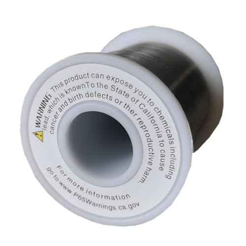 Solder Wire 63/37 Tin/Lead with Flux Rosin Core for Electrical Soldering weight 1Lb(450g) 0.8mm(0.032")