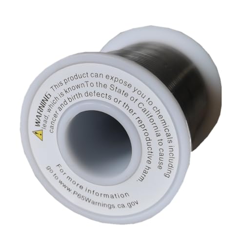 Solder Wire 63/37 Tin/Lead with Flux Rosin Core for Electrical Soldering weight 1Lb(450g) 0.8mm(0.032")
