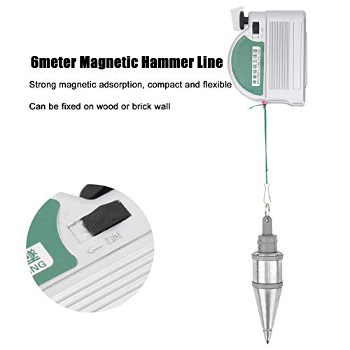Plumb Bob, Alloy Steel Magnetic Wire Hammer with Fixed Pin for
