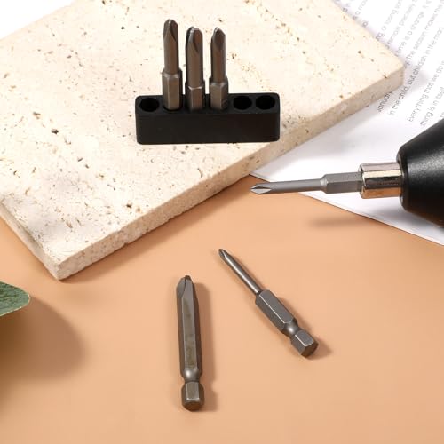 Triwing Screwdriver Bit Set 6 Sizes Y0 Y1 Y2 Y3 Y4 Y5, Y-Type Tri-Wing Drive Screwdriver Insert Bit Set, TriWing Bits Sets 2" Long Shank 1/4 Inch Hex Shank S2 Steel Magnetic 2 Inch Long Drill Bits