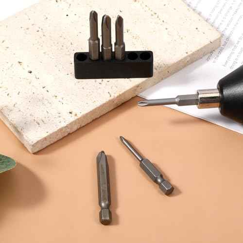 Triwing Screwdriver Bit Set 6 Sizes Y0 Y1 Y2 Y3 Y4 Y5, Y-Type Tri-Wing Drive Screwdriver Insert Bit Set, TriWing Bits Sets 2" Long Shank 1/4 Inch Hex Shank S2 Steel Magnetic 2 Inch Long Drill Bits