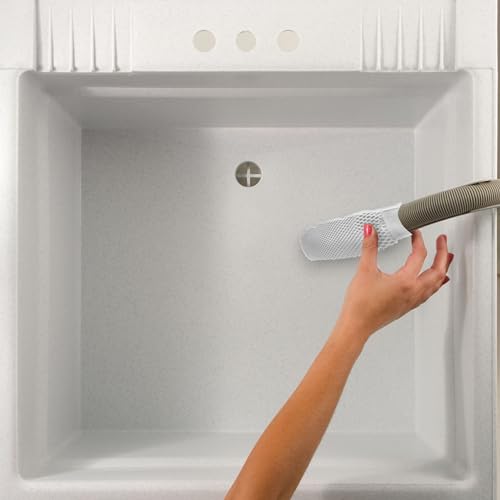 PlumbCraft Universal Nylon Lint Trap for Washing Machine Hose Ends - Hair Catcher for Drain Line