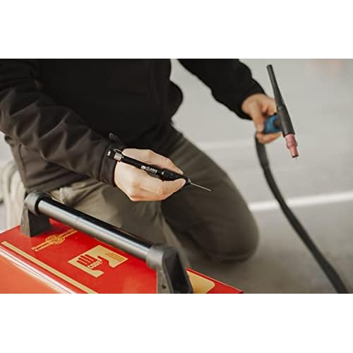 Clarke Brothers Tig Welding Pen Holder ? Welder Feeder with Metal Case for Storage ? Enhanced Comfortable Grip Tig Finger ? Practical Pocket Clip ? Professional Welding Results