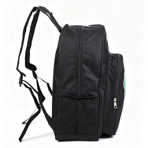 Jipemtra Emergency First Aid Backpack Black Green 16x12x6in for Hiking Camping Travel
