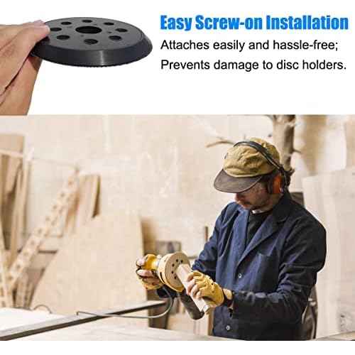 5 Inch 8 Hole Sander Pad for Ridgid R2600 R2601 5" Random Orbit Sander, 5" Replacement Hook and Loop Backing Pad for Ridgid #300527002