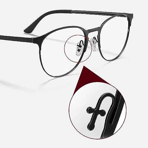 Replacement Push-in Nose Pads for RayBan RB6335 RB3549 RB4071 RB6336 RB7140 RB8415 Sunglasses Eyglasses Repair-Kits (Silver)