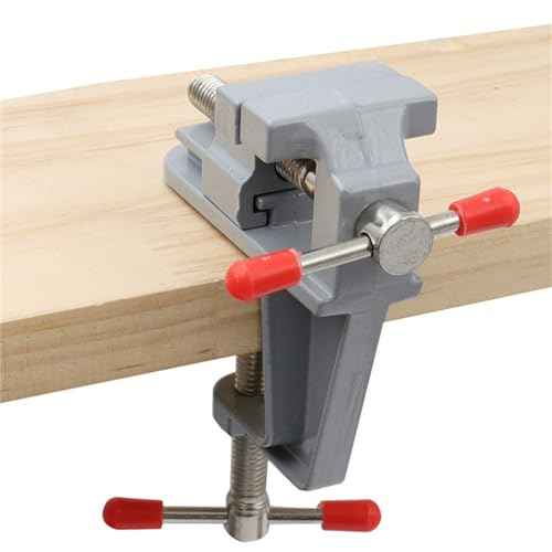 Mini Table Bench Vise Clamp Work Bench Swivel Vice Univeral Portable Work Bench Vise Jewelry DIY Repair Hobby Craft Repair Tool