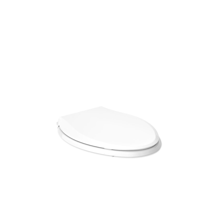 KOHLER CACHET® Nightlight Soft Close Toilet Seat Elongated, ReadyLatch®, Grip-Tight Hardware, White