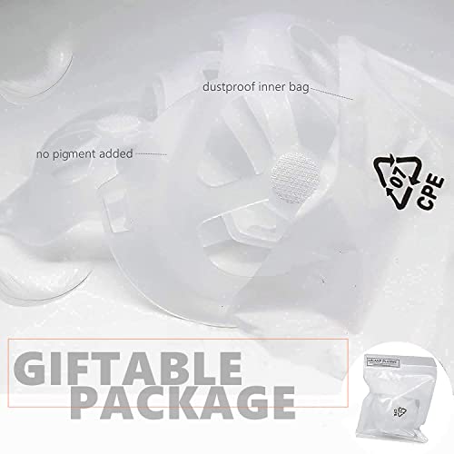 6Pcs Upgraded Mask Bracket Inserts for Cool Better Breathing-Silicone Turtle 3D Face Mask Bracket Insert to Keep Off Face-Mask Inner Support Frame Protect Lipstics-Mask Guards Spacers for Under Mask