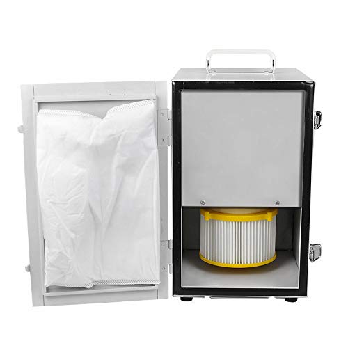 370W Portable De-ntal Lab Single-row Digital D-ust Collector Vacuum 110V JT-26 Rectangular Bench Cleaner Den-tal Equipment
