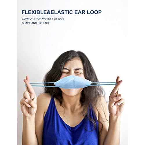 HALIDODO KN95 Face Mask 5-Ply Breathable & Comfortable Filter Safety Mask