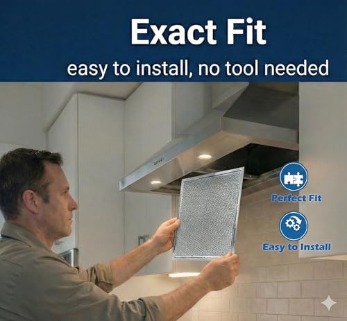 2X 8x8 Range Hood Filter for Ventline BCC024600 (2-Pack) - Amazinpure