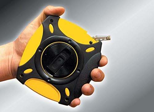 Komelon N6300 300-Feet Open Reel Metal Frame Long Steel Tape Measure