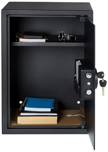 Amazon Basics 1.8 Cu Ft Steel Home Security Safe with Electronic Keypad Lock