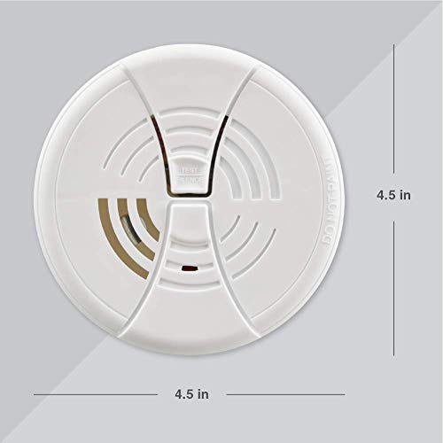 FIRST ALERT BRK FG250B Dual Ionization Smoke Alarm with 9-Volt Battery, 1", White