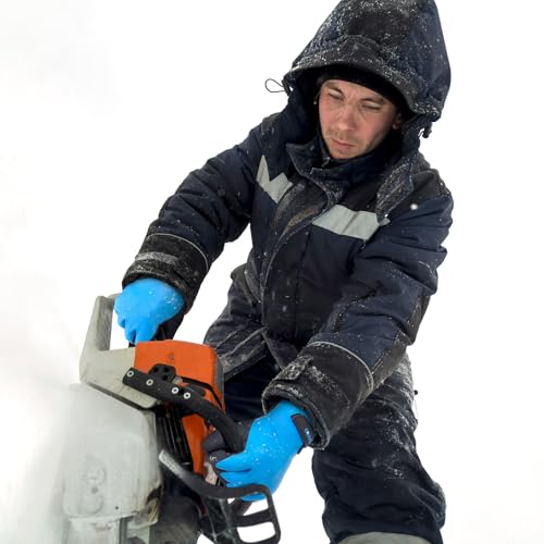 KAYGO Winter Waterproof Thermal Work Gloves, Double Latex Coated, Insulated Warm Liner For Cold Weather, KG145