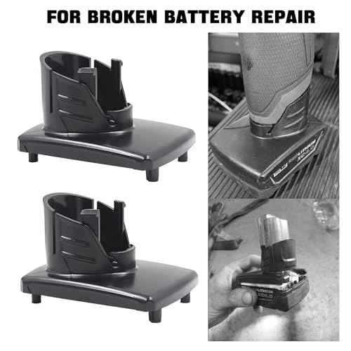 Battery Case Compatible with Milwaukee M12 Case Cover Top Replacement, Broken Battery Plastic Case Shell Repair Kit Replacement for m12 6.0 48-11-2460 4.0 48-11-2440 3.0 48-11-2402 2412