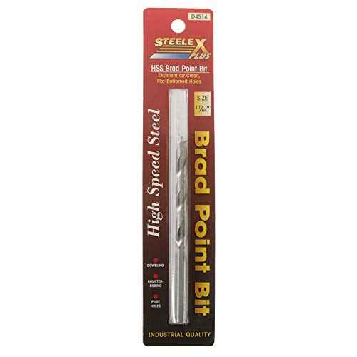 STEELEX PLUS D4527 HSS Brad Point Bit, 15/32"