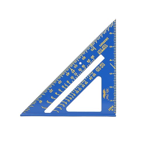 Mr. Pen- Rafter Square, 7 Inch, Blue, Aluminum Alloy, Inch