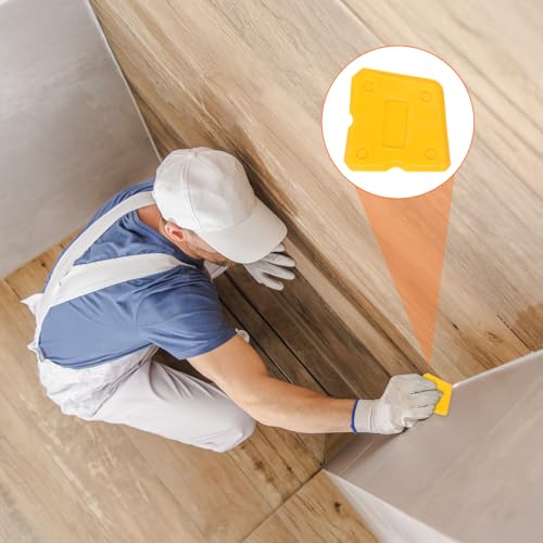 15 PCS Silicone Caulking Tool Kit, Tight Area Sealant Silicone Caulking Finishing Tools, Sealant Finishing Tools for Bathroom, Kitchen, Window, Floor, Sink Joint Caulk Removal