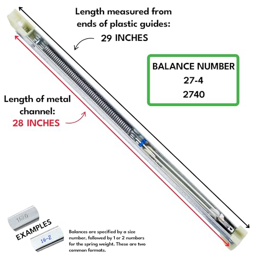Cottonwood Hardware - 2740 27-4 Block and Tackle Cartridge Channel Balance