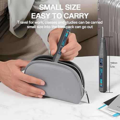 BK210 Soldering Iron Kit, 3200mAh Wireless Electric Soldering Iron Pen with Precision Soldering Tip (C210), LED Digital Display,Auto-Hibernation, for Precision Repair of Electronic Products (BK210)