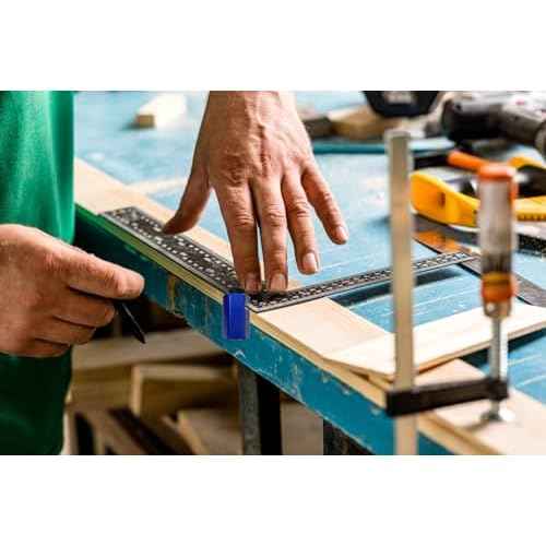 Tall Stair Gauges for Framing Square, Carabiner Stair guages Knobs Tool for Carpentry Squares Stair and Rafter Gauge Clamps