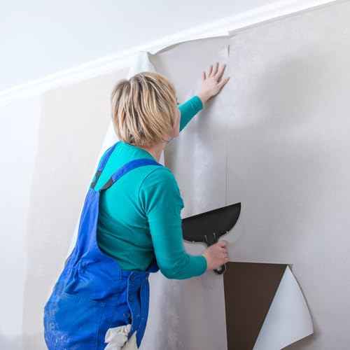 12 Pieces Plastic Putty Knife Set 2" / 3" / 6" Flexible Scraper Tool and Detail Scraper Tool Multipurpose Spatula Paint Scrapers, for Spackling, Patching, and Painting Wood or Wall