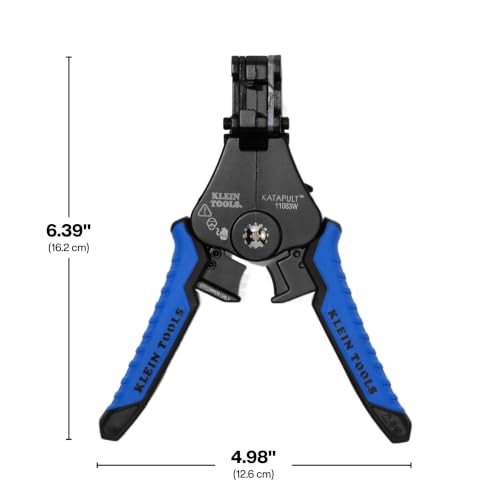 Klein Tools 11063W Heavy-Duty Automatic Wire Cutter/Stripper - Cutter